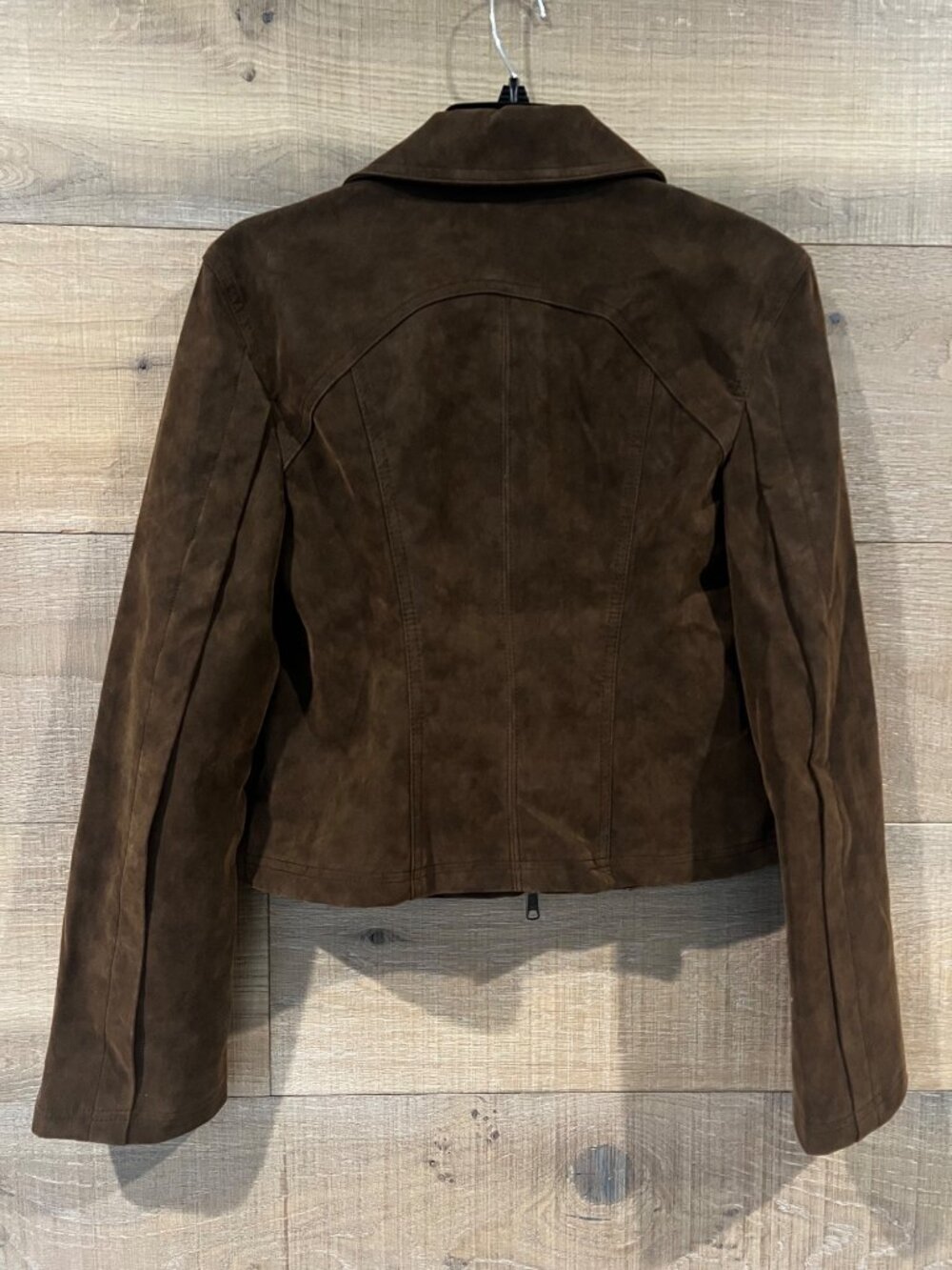FREE PEOPLE River double espresso Faux Suede Jacket Size XS - Picture 9 of 9